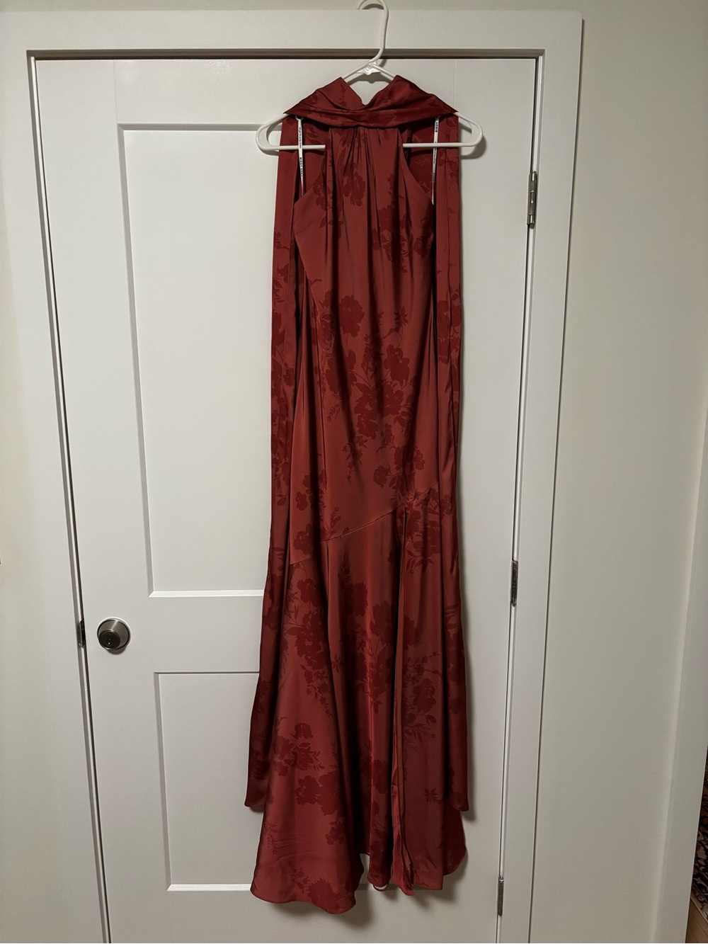 Birdy Grey Eileen Matte  Satin Dress in Wild Rose